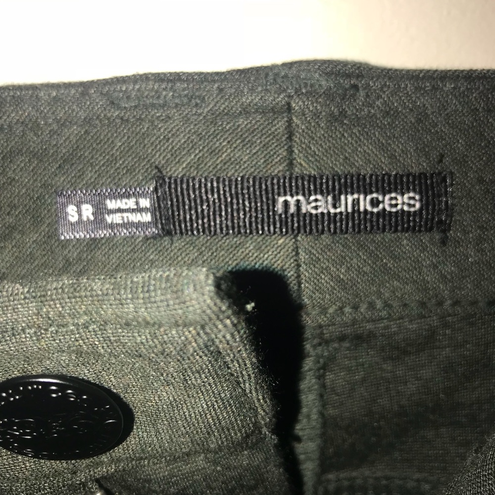 Maurices - green/grey soft jeggings! 💚